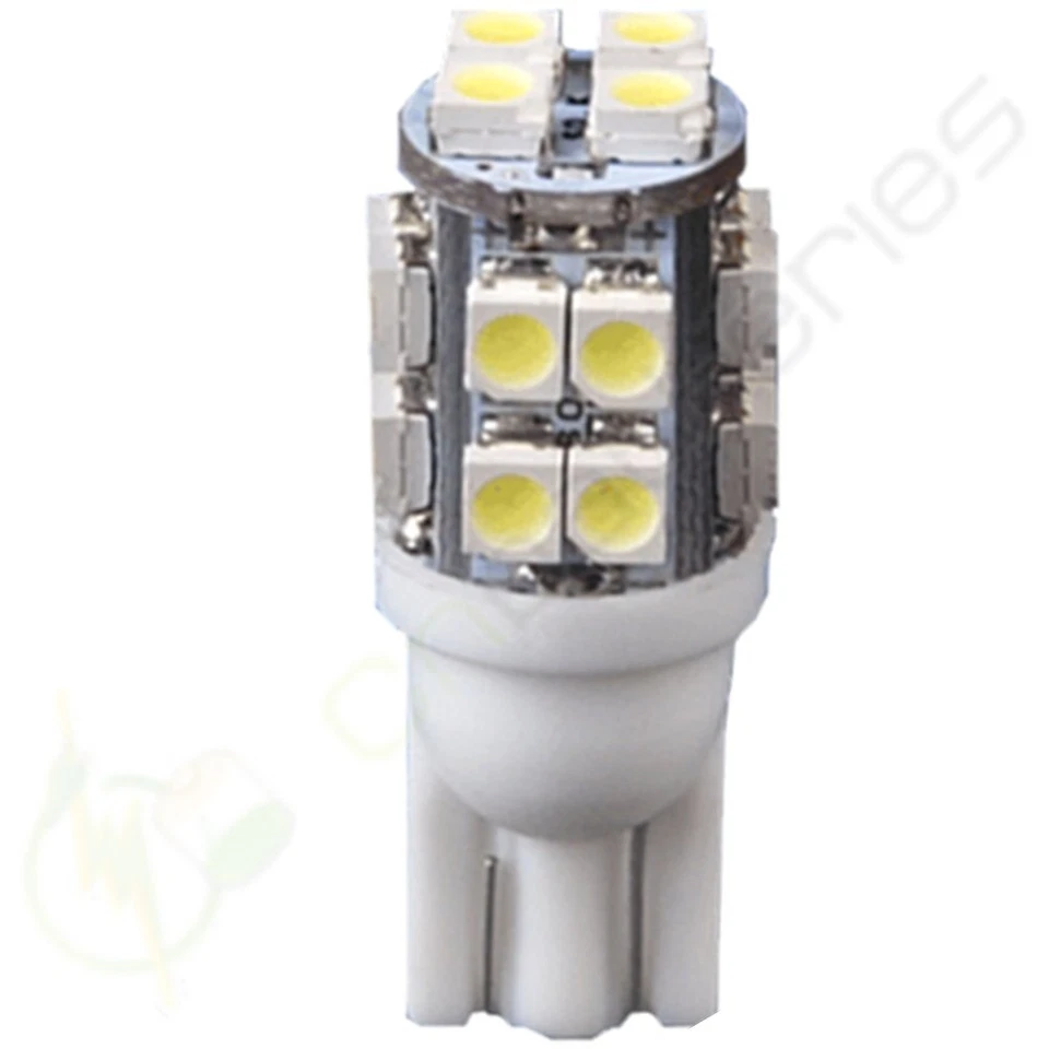 50 X Bombillas de repuesto de luz de matrícula blancas T10 W5W 194 168 3528 para Honda Foto 4 de 4