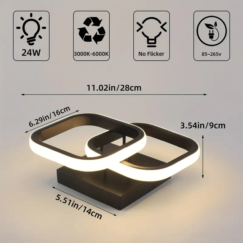 Dimmbar 3-farbige LED Deckenlampe Dimmbar – Für Wohnzimmer, Flur, Küche (IP65, 220-265V) LED Deckenleuchte