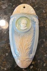 Roseville Pottery Cameo II Cherub Art Pottery 9.75" Long Wall Pocket Rare READ