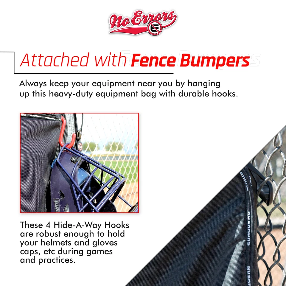 No Errors NOE2 Catchers Gear Bag with Wheels - Large Bag for Equipment & Helmet - Image 4 of 4