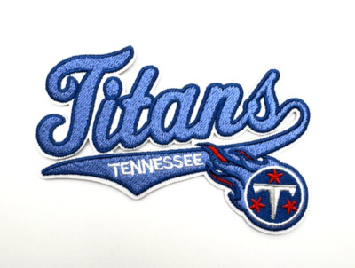 Tennessee Titans  NFL Football Team Logo zum Aufbügeln Aufnäher Patch