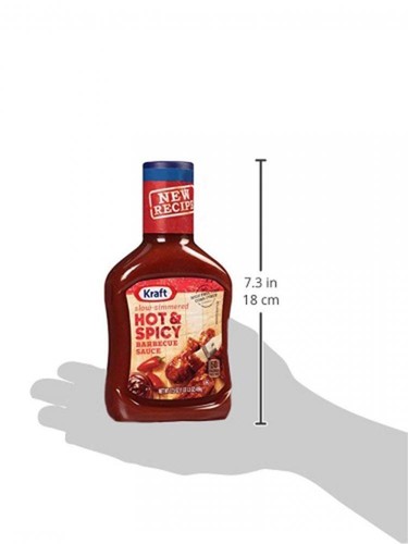 Kraft Slow Simmered Spicy Honey Barbecue Sauce (18 oz Bottles, Pack of 12) - 第 30/44 張圖片