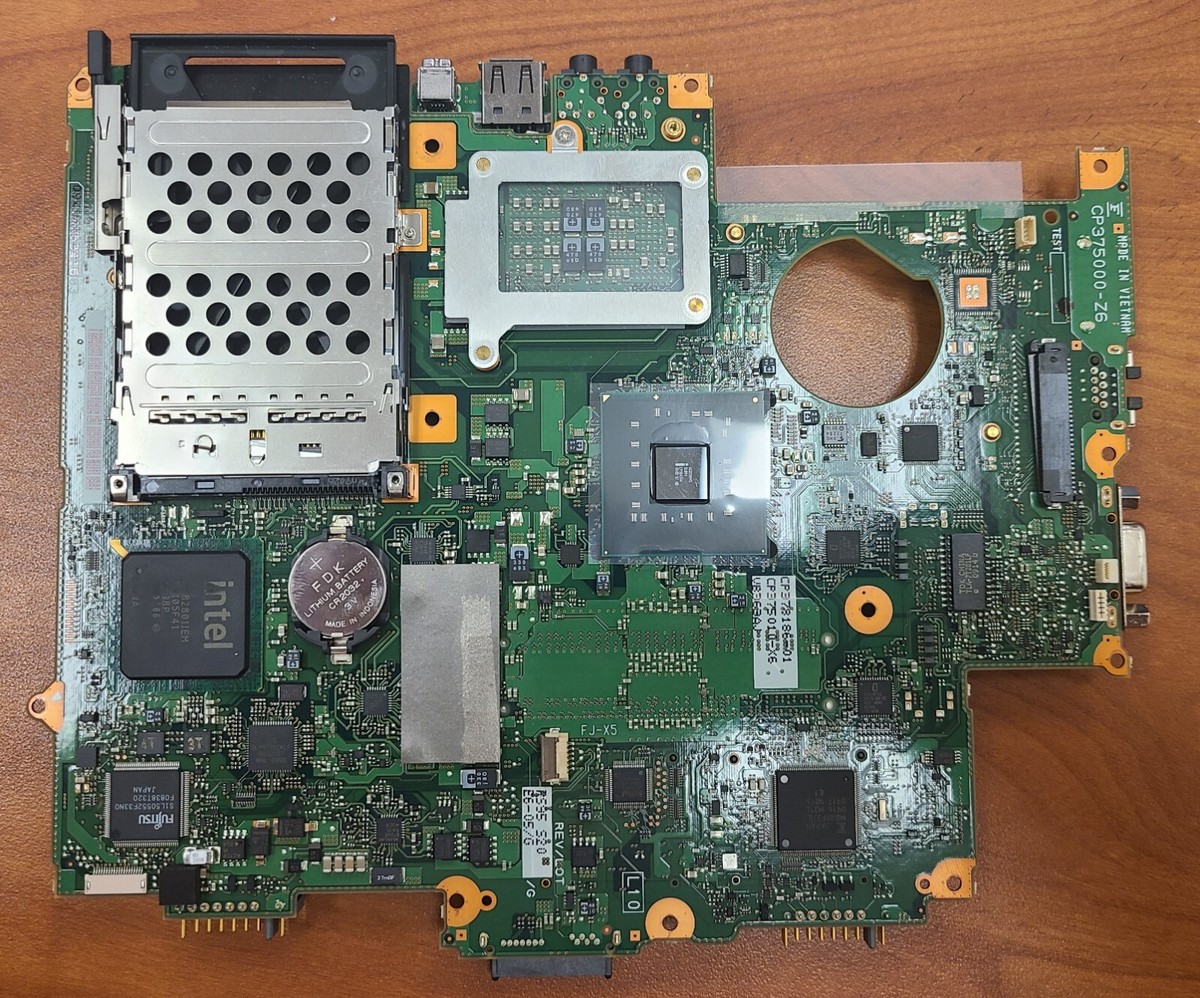 Genuine Fujitsu Lifebook T5010 Motherboard wC2D 2.4GHz CPU
