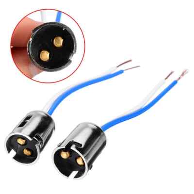 2x 380 BAY15D P21/5W 1157 BIRNENHALTER FASSUNG STECKER STOP BREMSE RÜCKLEUCHTE