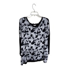 Women's Plus Size 3/4  Sleeve Top Size 2X Floral Pattern By Jaclyn Smith - Good