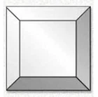 2" x 2" Clear Glass Square Bevels Box of 30