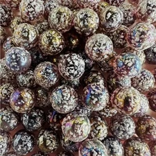 2 POUNDS 5/8 INCH SNOWBALL MEGA / VACOR MARBLES