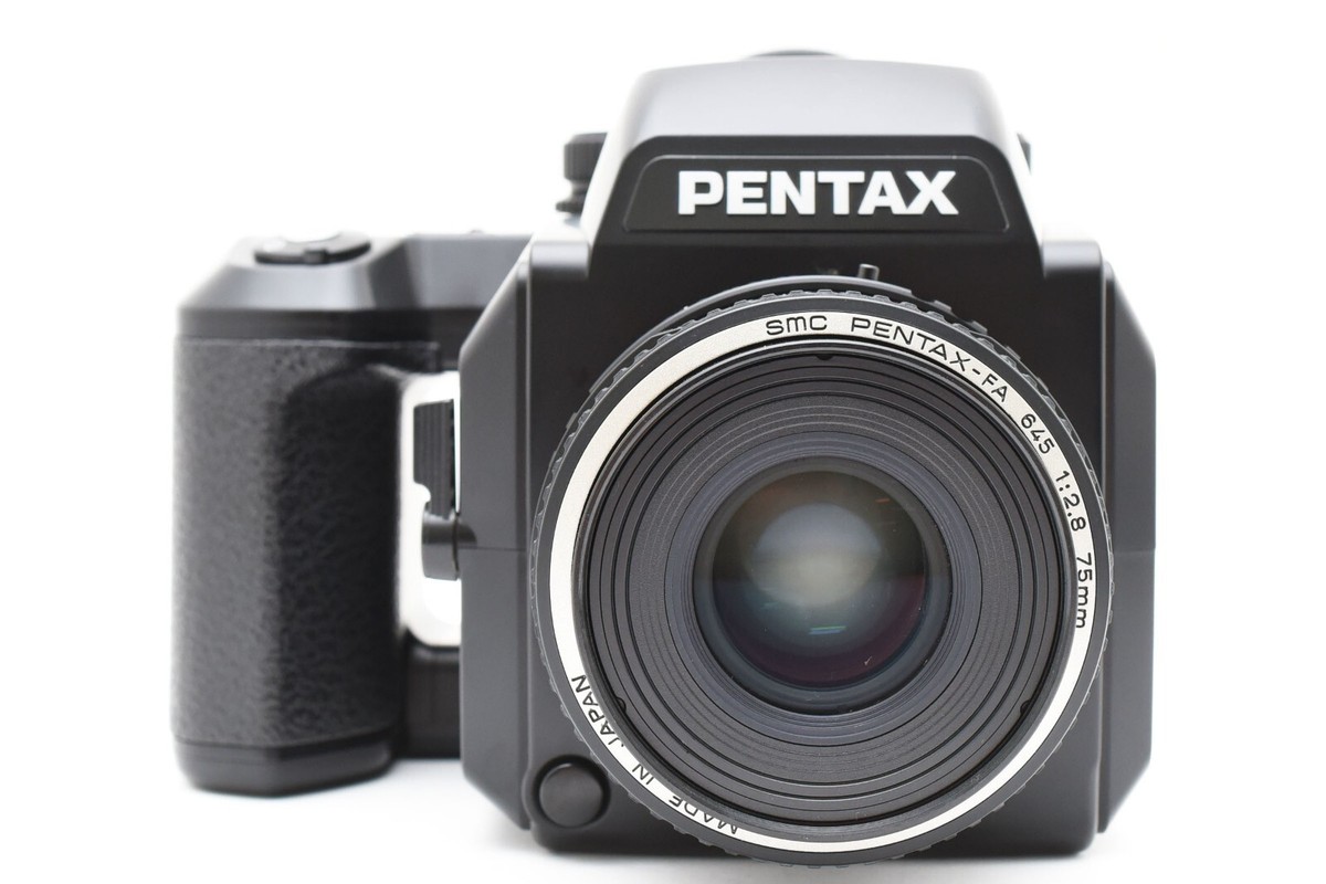 Pentax 645 N Body SMC FA 75mm f/2.8 Lens 120 Film Back From Pentax 645 N Body SMC FA 75mm f/2.8 Lens 120 Film Back From