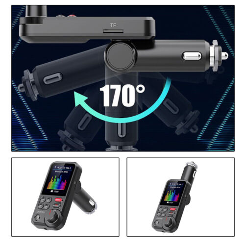 FM Transmitter Bluetooth5.0 KFZ Dual USB Auto Ladegerät für Handy Radio Adapter - Bild 6 von 17
