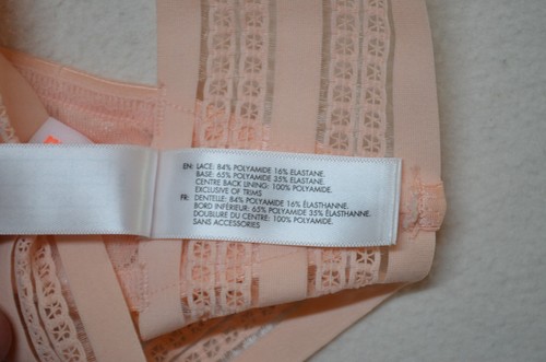 Me By Bendon Women's Pink Soft Cup Wide Under Bust Band Lace Detail Bra Sz AU M - Picture 16 of 16