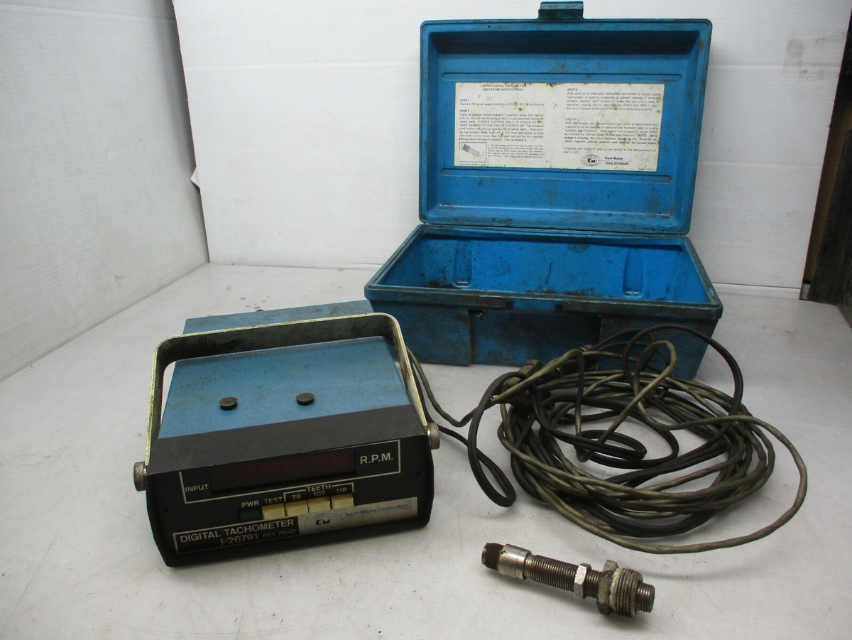 KENT MOORE TOOL J26791 DIGITAL TACHOMETER | eBay