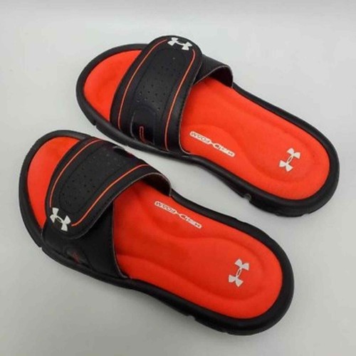 Under Armour Girls Ignite VIII Slip On Slide Sandals Adjustable Strap Size 1Y - Picture 11 of 12