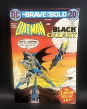 BRAVE AND THE BOLD #107 - Batman & Black Canary - DC 1973 VFNM ** WHITE PAGES **
