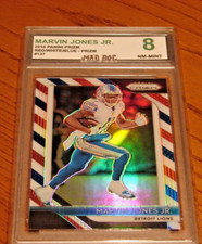 MARVIN JONES JR****2018 Panini PRIZM--RED BLUE**Holo***MINT 8****LIONS---Mad DOG