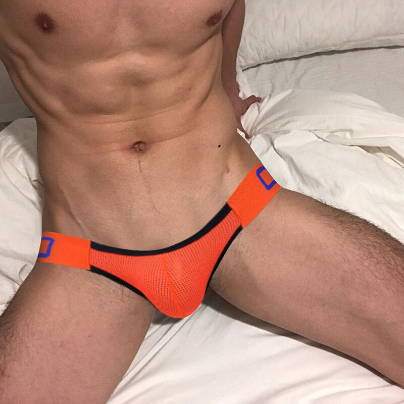 Mens Sexy Gay Underwear Briefs Jockstrap Low Rise G String Thongs Pouch Panties