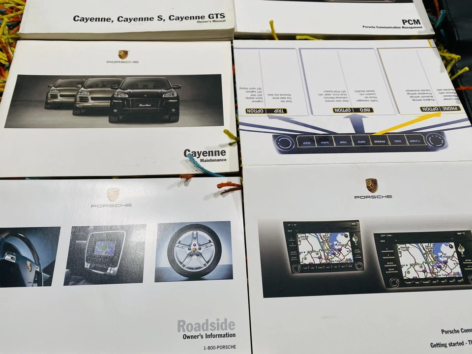 FULL SET⚠️ 2009 PORSCHE CAYENNE S GTS OWNERS MANUAL SET + NAVIGATION PCM BK - Image 4 of 4