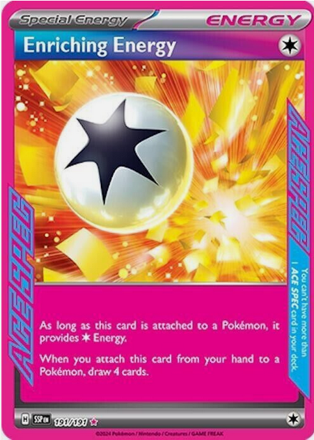 191 191 pokemon card Enriching Energy 191/191 - Pokemon Surging Sparks