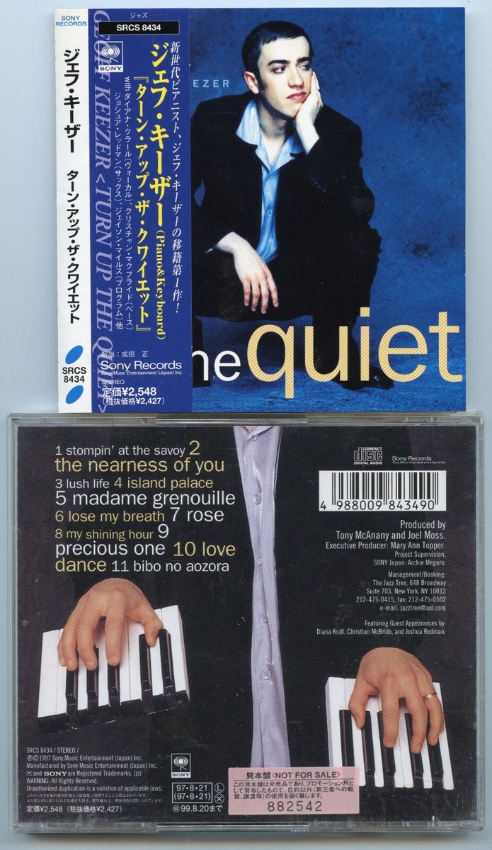 Geoff Keezer - Turn up the Quiet, Japan CD Sony Records SRCD 9434