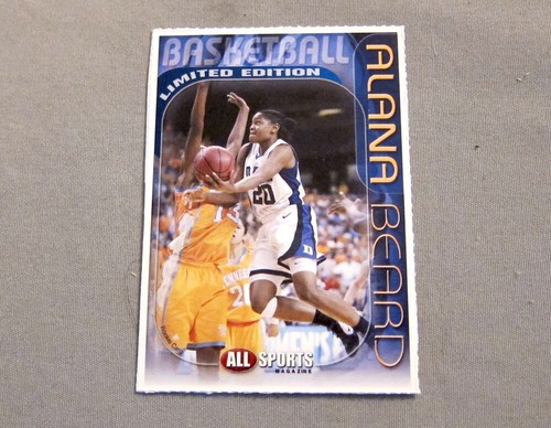 2004 All Sports Magazine Alana Beard Basketball Card