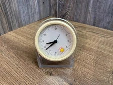 Vintage Shell Oil Company Clock in Working Condition C4