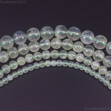 Natural Gemstone Green Prehnite Round Loose Beads 4mm 6mm 8mm 10mm 12mm 15.5''