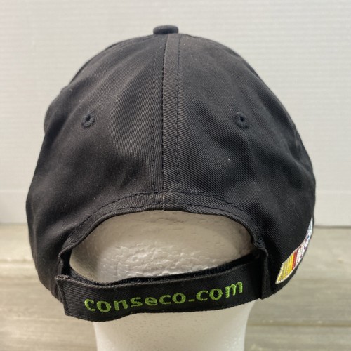 Vintage AJ Foyt Team Conseco NASCAR Large #14 Mütze Kappe verstellbarer Riemen hinten - Bild 5 von 9