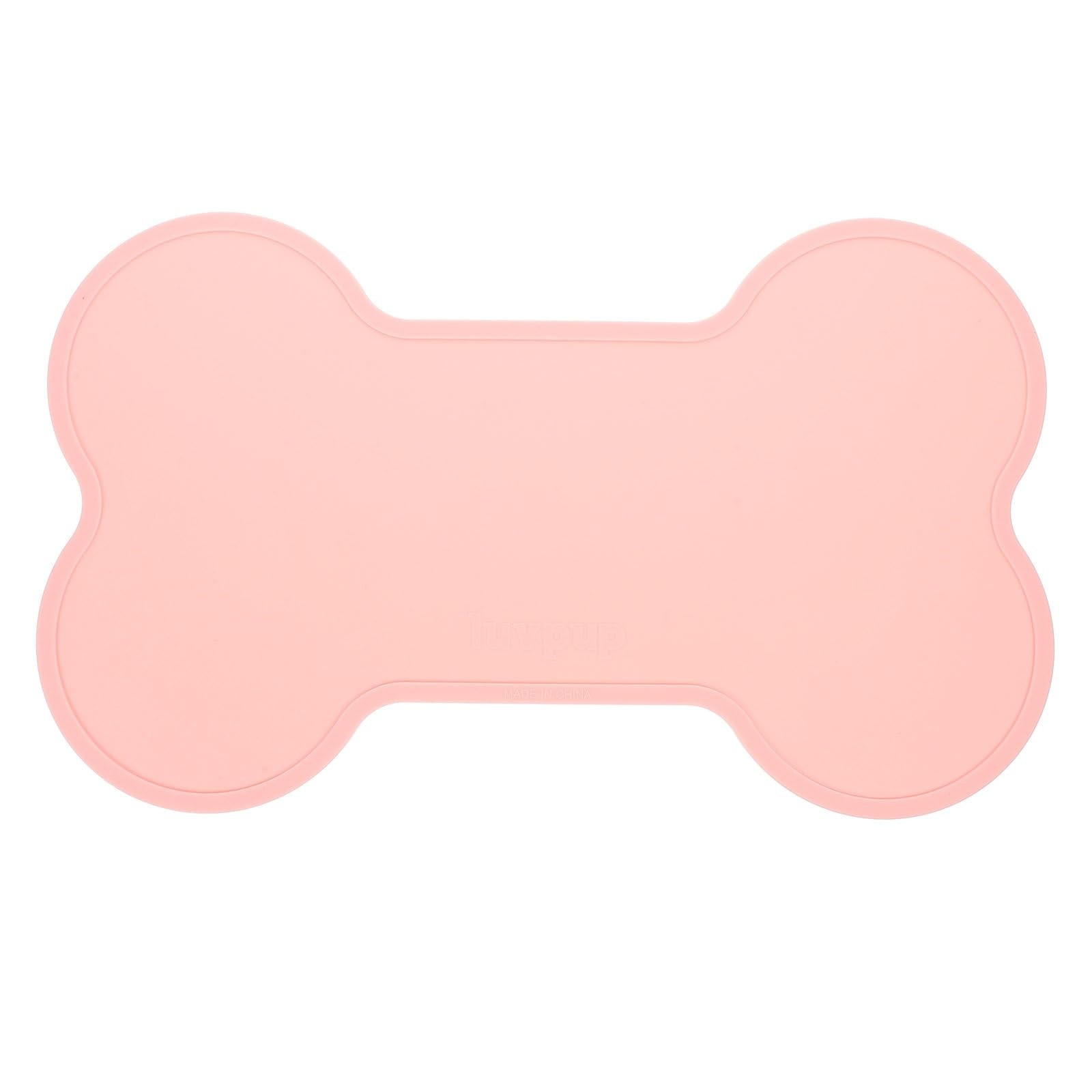 Mats For Floors Silicone Mat Bone Shaped Feeding With
