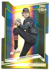 2022 Panini Elite Extra Edition #118 Jake Madden /24 Aspirations Gold Die Cut