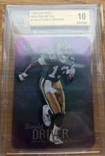 1999 Skybox Molten Metal - #145 Donald Driver BGS 10 Pristine Gem