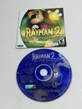RAYMAN 2 The Great Escape SEGA DREAMCAST Ubisoft GAME DISC & Manual Only