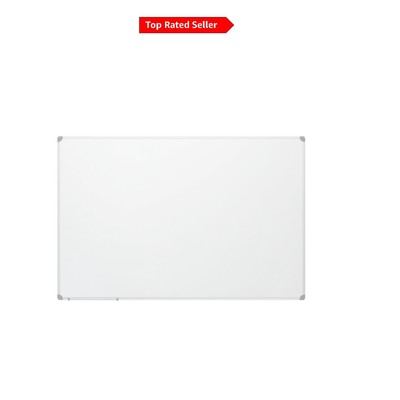 90x120cm Aluminiumrahmen trocken abwischbares Whiteboard - Quer- oder Hochformatmontage