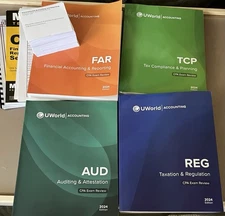 2024 UWorld  CPA Review Book Set