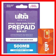 T-Mobile 3- Prepaid 5G Plan with Unlimited Talk  Text