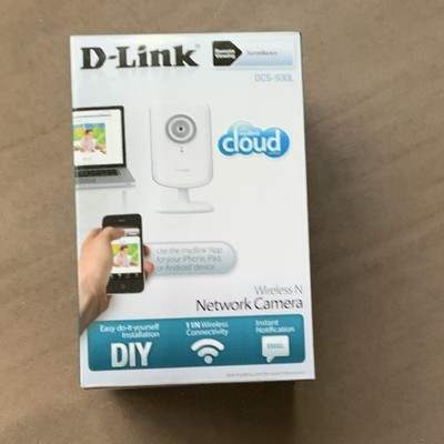 D-Link DCS-930L Wi-Fi Indoor IP Camera 640x480 mydlink Cloud White
