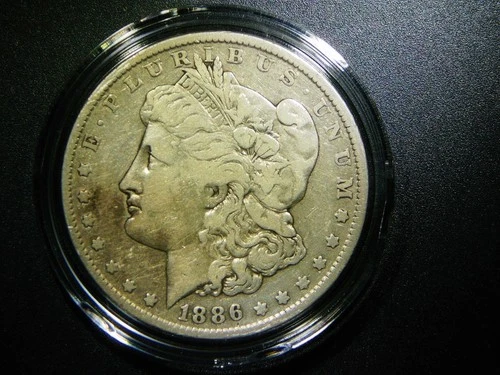 1886-O MORGAN SILVER DOLLAR NICE VF DETAIL COLLECTORS COIN M-633