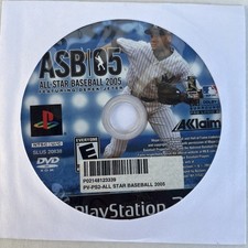 All-Star Baseball 2005 PlayStation 2 PS2 DISC ONLY NO TRACKING *Tested*
