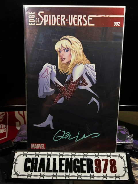 Edge of Spider-Verse #2 Greg Land Mexican FOIL SIGNED w/ COA