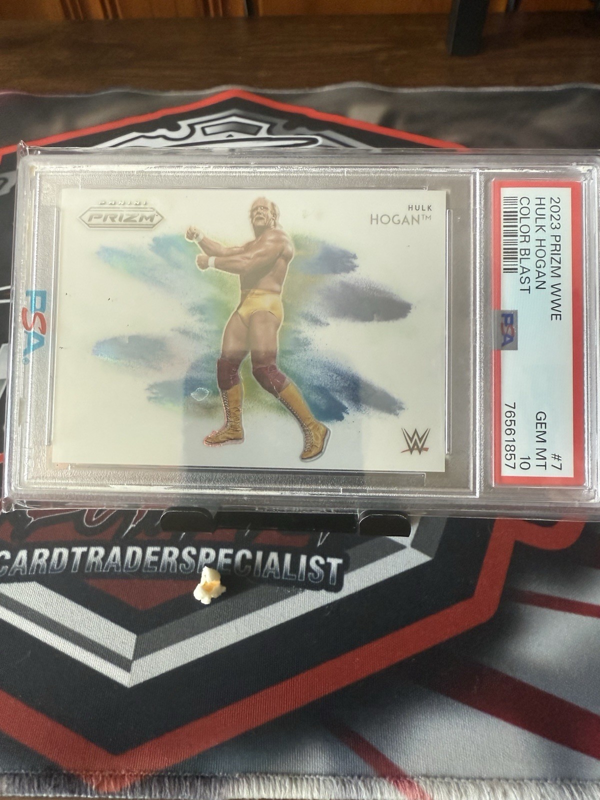PSA 10 2023 WWE Prizm Hulk Hogan Color Blast