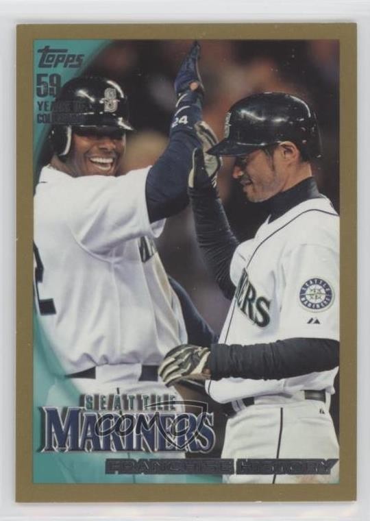 2010 Topps Franchise History Gold /2010 Ichiro Suzuki Seattle Mariners HOF 1u6