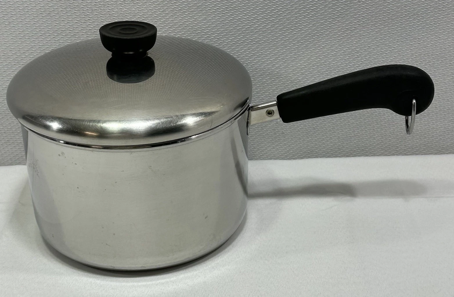 VTG Revere Ware 1801 Stainless Steel Sauce Pan & Lid - 3Qt -82 Clinton, ILL USA
Opens in a new windo