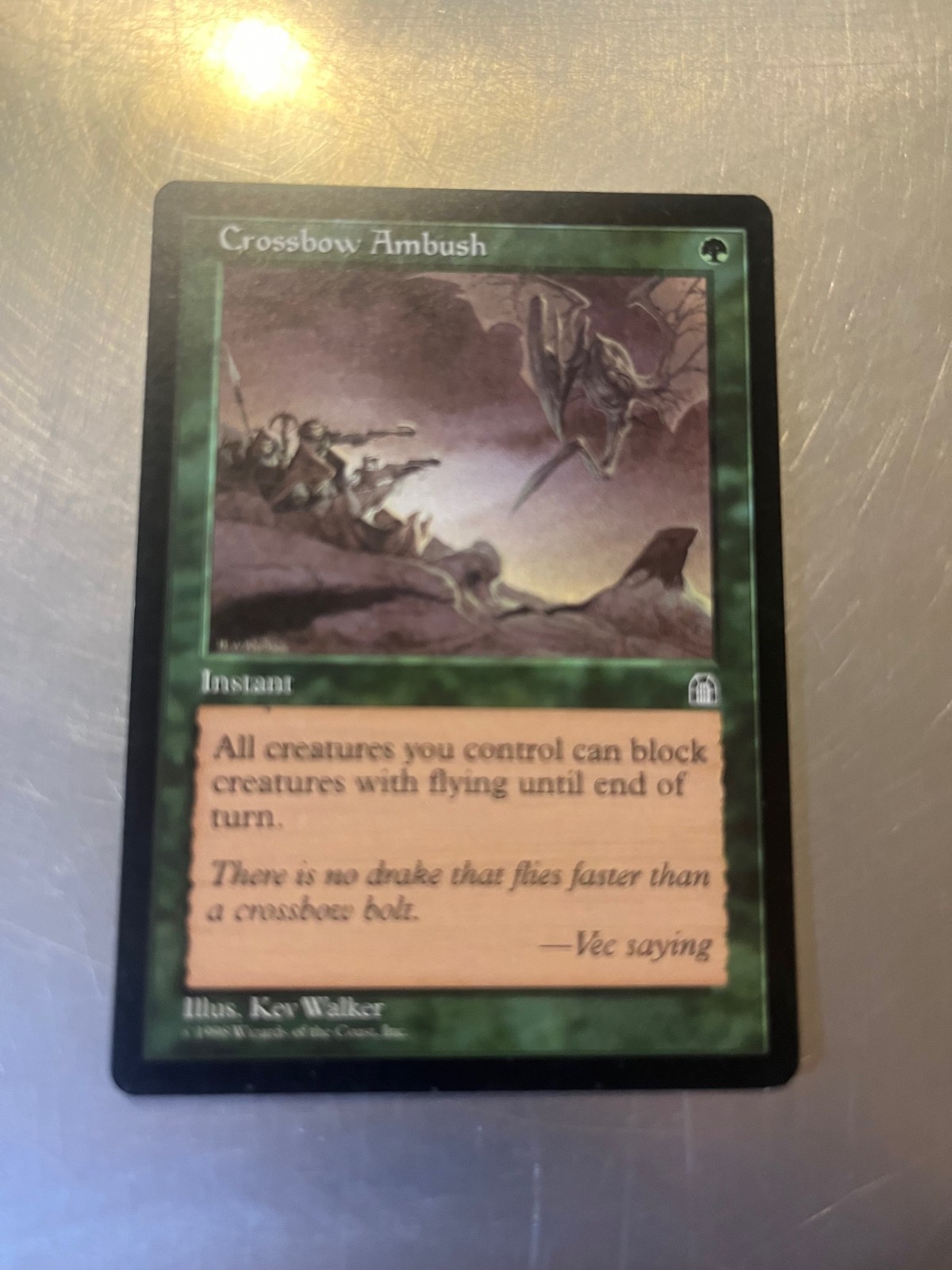 Crossbow Ambush LP 1998 Stronghold Vintage Magic Cards, COMBINED SHIPPING