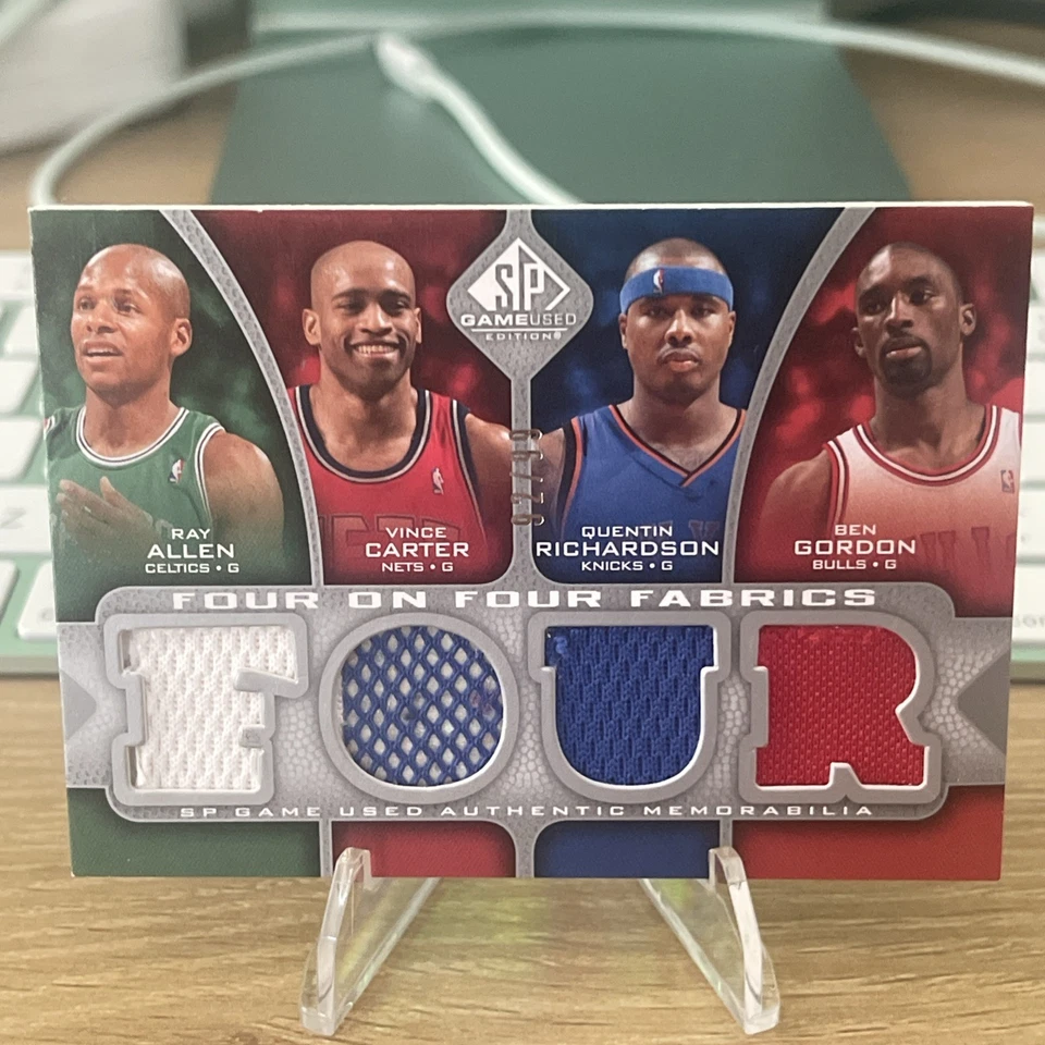 Camiseta 2009-10 SP Juego Usada Cuatro en Cuatro A.iverson V.Carter D.Wade R.Allen/99 Foto 4 de 4