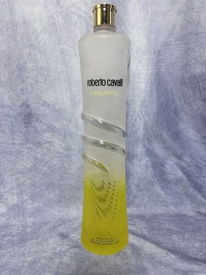 Roberto Cavalli Pineapple Designer Vodka Decorative Decanter Bottle