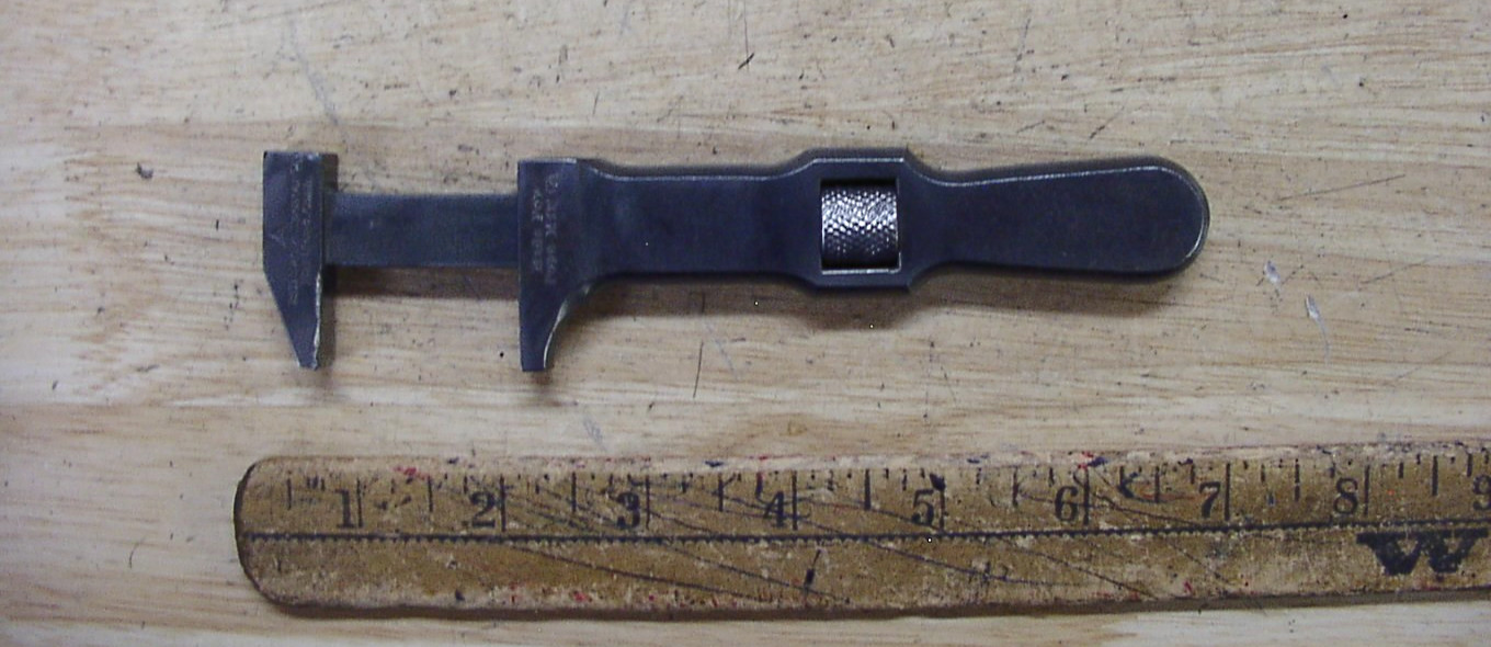 Antique C.E Billings Adjustable Bike Wrench,Pope 5-1/8",Pat.
