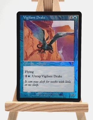 Vigilant Drake Seventh Edition (7ED) MTG  109/350 NICE FOIL!!!!! NM/EX