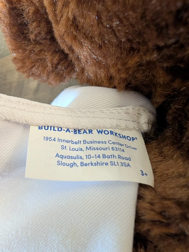 Build-A-Bear Brown Monkey Plush 18” aposentado 2016 com roupa de marinheiro da Marinha dos EUA - Imagem 4 de 4