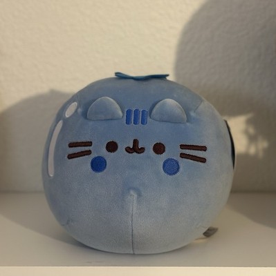 Gund Pusheen Blueberry Plush Toy Cat Stuffed Animal 2024 FYE Exclusive 7'' Soft