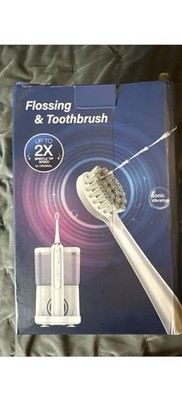 flossing toothbrush Brush & Floss At The Same Time 3 In One NEW