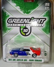 Greenlight 10th Anniversary 1971 Mark Donahue #6 AMC JAVELIN AMX 1/64