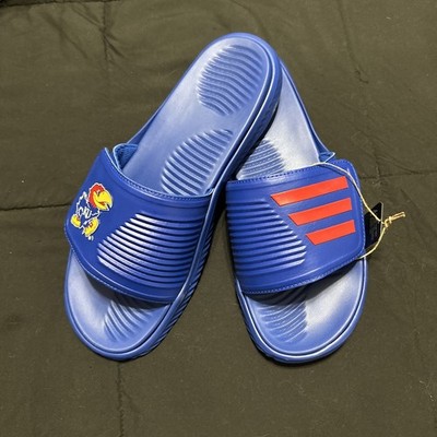 adidas Mens Alphabounce 2.0 Slides Sandals NCAA Kansas Jayhawks JI2524